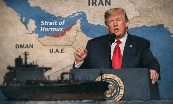 Trump publikon hartën, shpall Ngushticën e Hormuzit si “territor i ri amerikan”