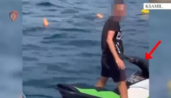 U fut me Jet Ski në zonën e pushuesve në Ksamil, gjobitet me 500 mijë lekë dhe i bllokohet mjeti (VIDEO)
