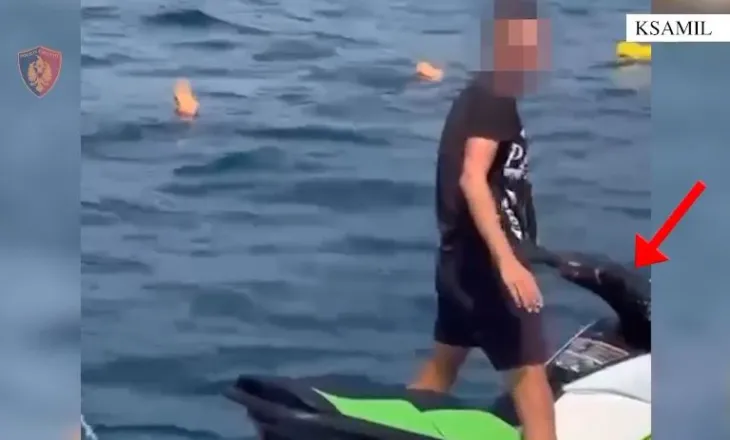 U fut me Jet Ski në zonën e pushuesve në Ksamil, gjobitet me 500 mijë lekë dhe i bllokohet mjeti (VIDEO)