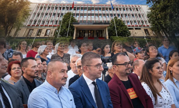 “U shkel mirësjellja, mungoi himni jonë”, MEPJ reagon për aktivitetin ku mori pjesë Mickoski: Ishte edhe kryebashkiaku i Pustecit…