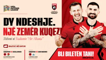 UEFA Nations League/ Dalin në shitje biletat për dy ndeshjet e Shqipërisë në “Air Albania” ndaj Bjellorusisë dhe San Marinos – Balkanweb.com – News24