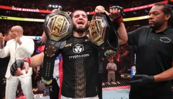 UFC-330/ Makhachev qëndron kampion i dyfishtë i botës, Dern mbron titullin e peshës “strawweight”
