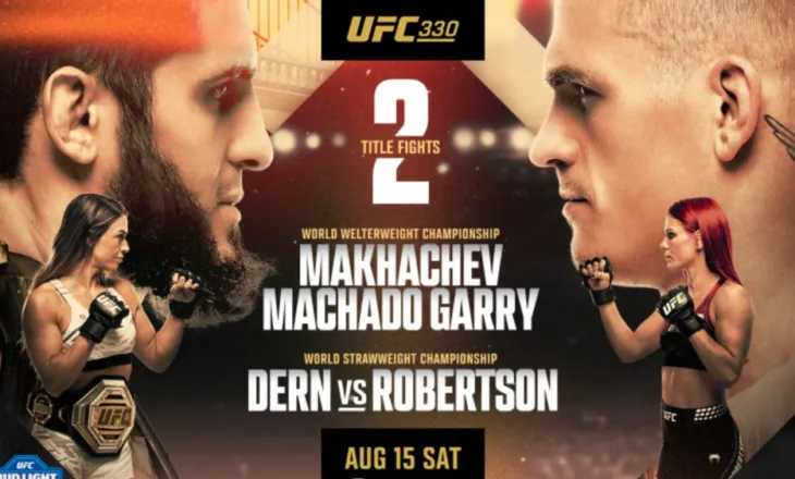 UFC-330 në Filadelfia premton spektakël, Makhachev dhe Dern do të mbrojnë titujt kampionë bote