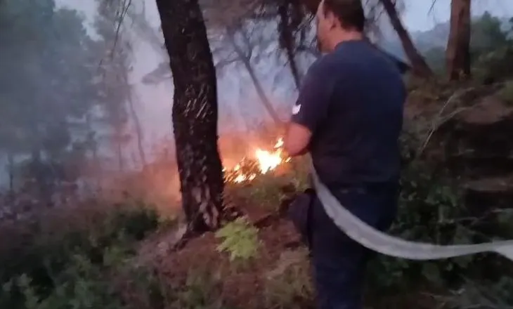 Vatra e Drenies ende aktive, errësira ndal betejën me flakët, operacioni rinis nesër
