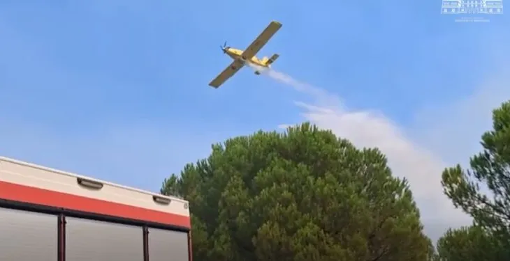 Vazhdon zjarri në Drenie të Patosit, gjatë natës flakët iu afruan shtëpive