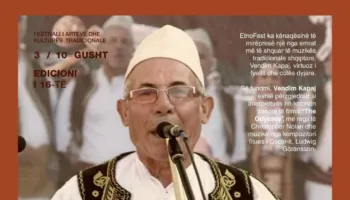 Vendim Kapaj, një nga emrat më të rëndësishëm të muzikës tradicionale shqiptare, vjen në Etno Fest