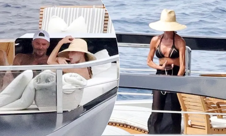 Victoria dhe David Beckham shijojnë pushimet luksoze në jahtin e tyre pranë Caprit