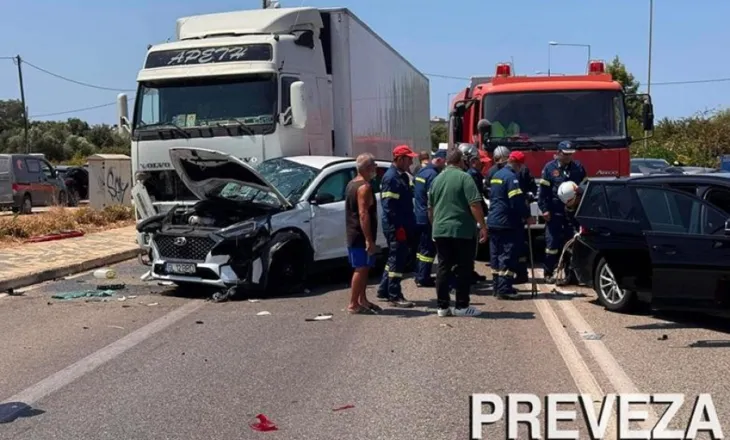 VIDEO/ Aksident i rëndë në tunelin e Prevezës, 8 të plagosur dhe radhë kilometrike