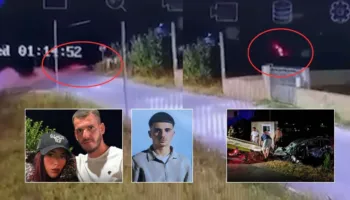 VIDEO/ Aksidenti me tre viktima në Durrës, momenti kur i riu përplaset me bordurën