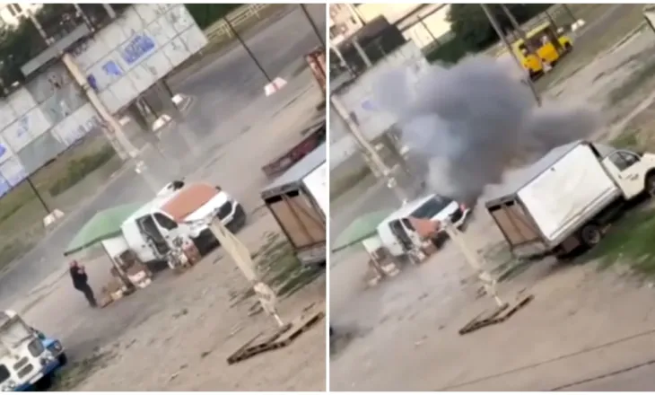 VIDEO/ Droni ndjek “këmba-këmbës” 52-vjeçarin derisa shpërthen, Ukraina: Krim lufte