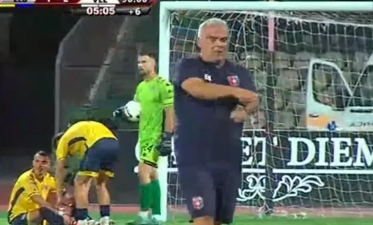 VIDEO/ E pabesueshme ajo që ndodh te Elbasani-Vllaznia! Martini ironizon për VAR-in, por goli i fitores anulohet…vërtetë!