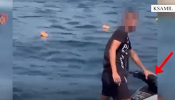 VIDEO/ Hyri me Jet Ski në zonën e pushuesve, bllokohet mjeti dhe gjobitet me 500 mijë lekë drejtuesi në Ksamil