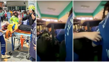VIDEO/ Momentet e tmerrit në Tajlandë, nxënësit fshihen nën banka gjatë të shtënave nga shoku i tyre