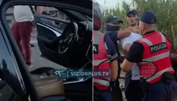 VIDEO/ Të rrethuar nga policia, dalin pamjet nga arrestimi i Agasit dhe Shpatarakut