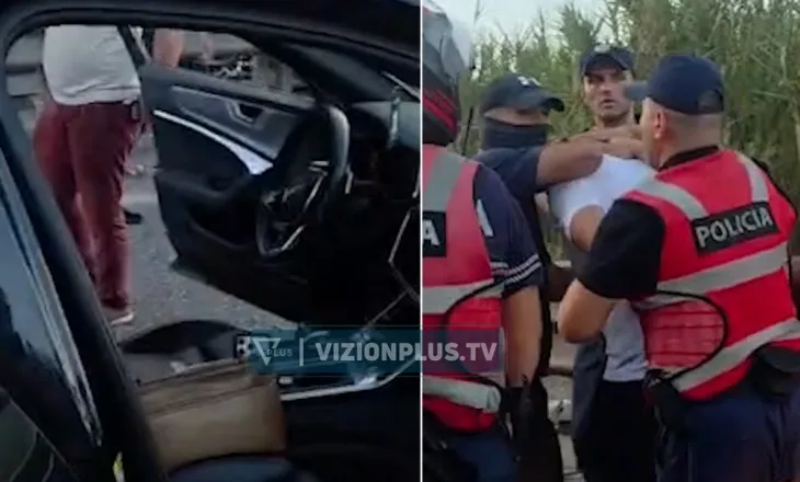 VIDEO/ Të rrethuar nga policia, dalin pamjet nga arrestimi i Agasit dhe Shpatarakut