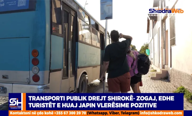 VIDEO – Transporti publik drejt Shirokë- Zogaj, edhe turistët e huaj japin vlerësimet e tyre…
