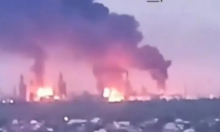 VIDEO/ Ukraina hedh në erë rafinerinë ruse të naftës në Krasnodar, sulme edhe në Samara! Tymi i zi dhe flakët mbulojnë zonën