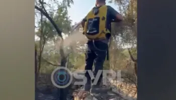 VIDEO/ Zjarri përfshin Orenjën prej 10 orësh, flakët i’u afruan banesave dhe shkollës