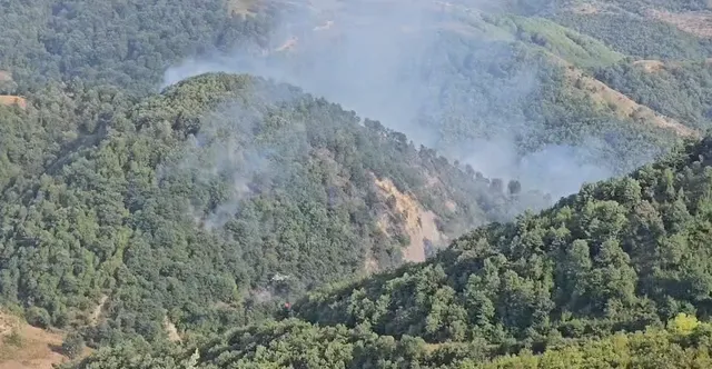 Vijon operacioni nga ajri në Ndrenie/ Forcat e Armatosura ndërhyjnë për shuarjen e zj*rrit