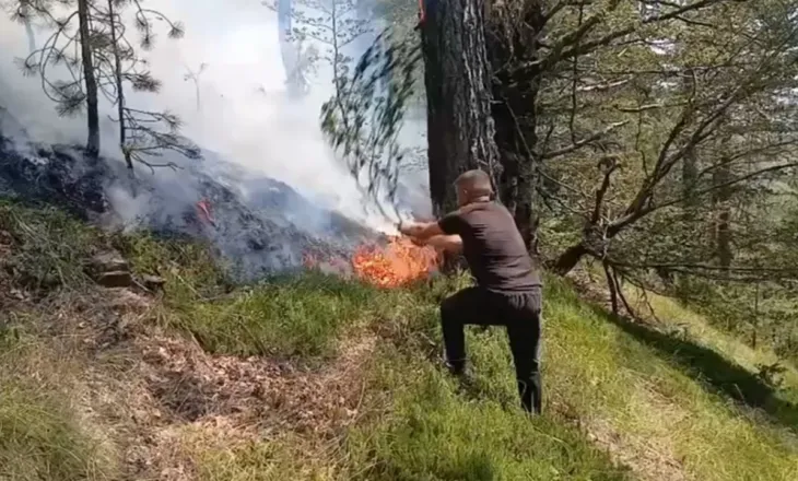 Vijon vatra e zjarrit në Qafë Helmes të Bulqizës, ndërhyrja nga toka e pamundur, kërkohet mbështetje nga ajri