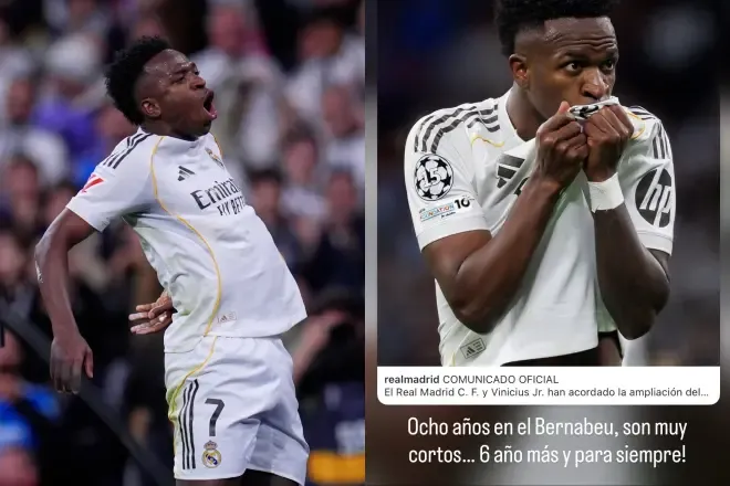 Vinicius: 8 vite në “Bernabeu” janë shumë pak. Edhe 6 vite të tjera dhe përgjithmonë…