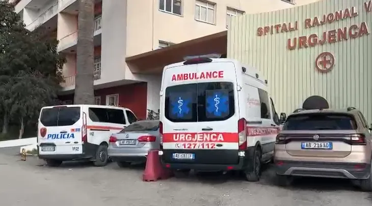 Vlorë/ Burri godet bashkëshorten me sqepar në ballë