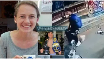 Vritet 38-vjeçarja britanike në Athinë, kamerat filmojnë kampionin e boksit duke transportuar trupin e saj me valixhe (VIDEO)
