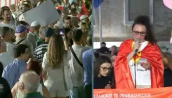 “Zëri i qytetarëve duhet të dëgjohet” – Italiania i bashkohet protestës te Kryeministria, bën thirrje në shqip: Rama jepe