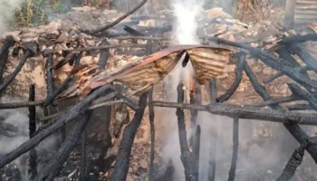 Zjarr djeg banesën në Libohovë, familja mbetet në qiell të hapur