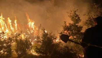 Zjarr i madh edhe në Mat, terreni i vështirë pengon ndërhyrjen nga terreni, dyshohet se është i qëllimshëm!