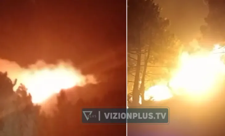 Zjarr i përmasave të mëdha në Vaun e Dejës, zjarrfikësit në vendngjarje