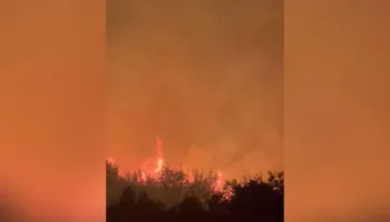 Zjarr mes dy fshatrave në Gjirokastër, terreni i thyer dhe bimësia vështirësojnë ndërhyrjen