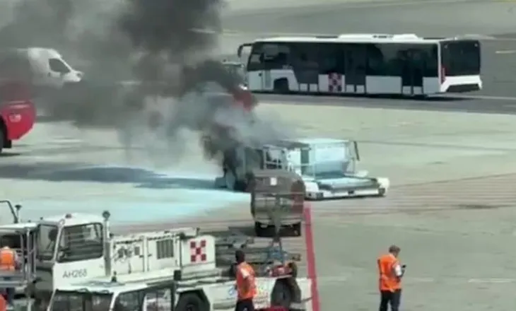 Zjarr në aeroportin Malpensa, merr flakë karroca me bagazhe pranë avionit të British Airways