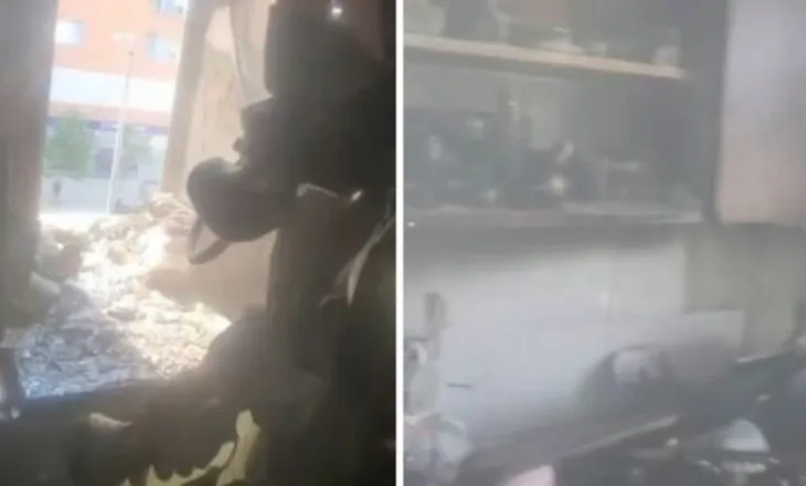 Zjarr në një apartament pranë stadiumit ‘Selman Stërmasi’ në Tiranë