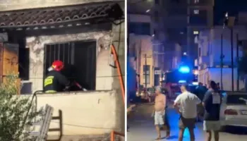 Zjarr në një banesë dy katëshe në Fier