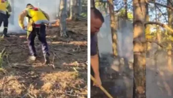 Zjarr në Pukë, rrezikohet kurora e gjelbër e qytetit