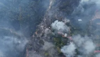 Zjarr pranë varrezave në Bojdan të Pukës, dyshohet për akt të qëllimshëm, në atë zonë Policia zhvilloi aksionin antikanabis!