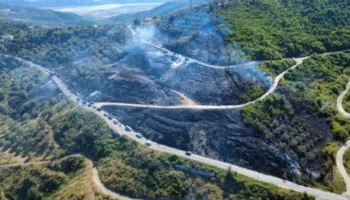 Zjarre në Mallakastër dhe Finiq, shkrumbohen dhjetëra hektarë ullinj. Në operacion edhe dy helikopterë