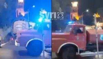 Zjarrëfikësja e kohës së ‘Baba Qemos’ në aksion për të shuar zjarrin/ Berisha nxjerr VIDEO-n: Flet vetë!