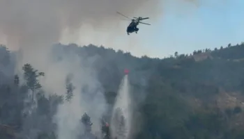Zjarret, 35 vatra në 24 orë, 5 aktive. Dy helikopterë ndërhyjnë në Gjegjan dhe Gojan, evakuohet një familje