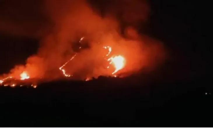 Zjarri i madh mbi Dukat përhapet drejt malit të Çikës