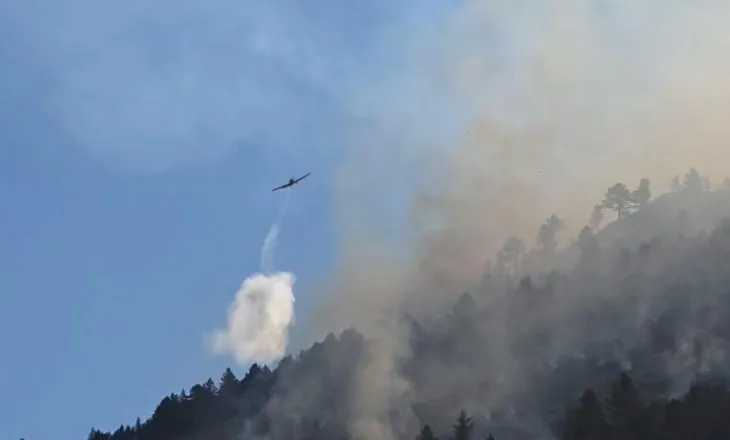 Zjarri në Gurë-Lurë, dërgohen dy helikopterë dhe 2 avionë ‘Air Tractor’ për shuarjen