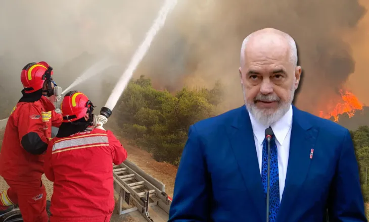 Zjarri në Krujë, Rama reagon sërish: Vetëm një vatër aktive, mirënjohje për forcat që luftuan me flakët