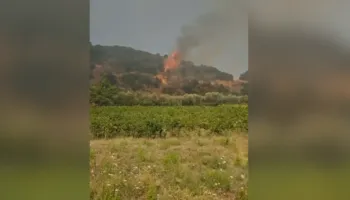 Zjarri në Mallakstër, flakët rrezikojnë banesat në fshatin Koilac, policia evakuon disa familje