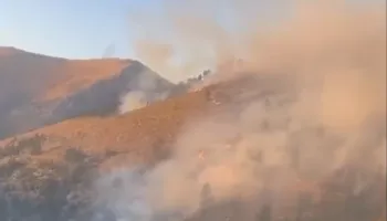 Zjarri në Parkun e Lurës, Nufi: 220 forca dhe efektivë në terren, nga ajri po operojnë 2 avionë. Prioritet mbrojtja e banesave