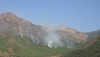 Zjarri në Vajkal të Bulqizës vijon të jetë aktiv, flakët përhapen drejt Fushë-Hutrës