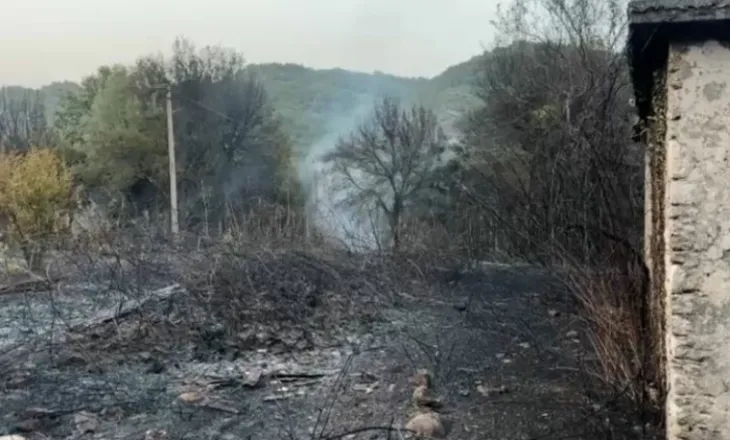 Zjarri në Vranisht të Himarës, flakët djegin edhe banesën e dytë, situata mbetet ende kritike! Aksion nga ajri dhe toka (VIDEO)