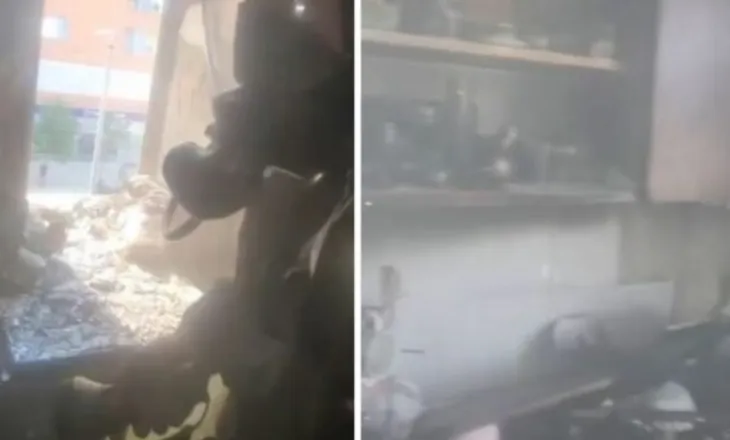 Zjarri shkrumbon apartamentin pranë stadiumit “Selman Stermasi”, shuhet në kohë dhe ndalohet përhapja e flakëve!