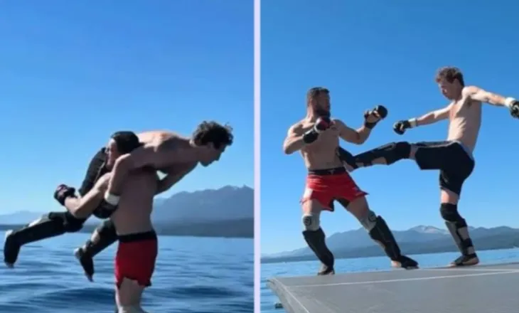 Zuckerberg sfidon kampionin e UFC-së, drejtuesi i Meta-s përfundon në mes të liqenit (VIDEO)