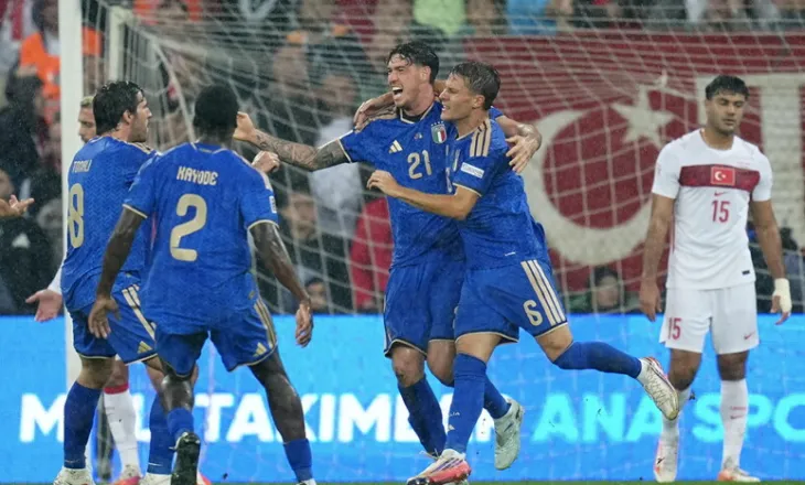4 GOLA DHE NJË REAGIM I FUQISHËM, ITALIA PUSHTON TURQINE DHE NGRIHET NE NATIONS LEAGUE